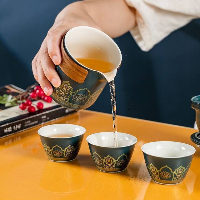 Quick Cup Outdoor Camping Travel ຊຸດຊາ Portable