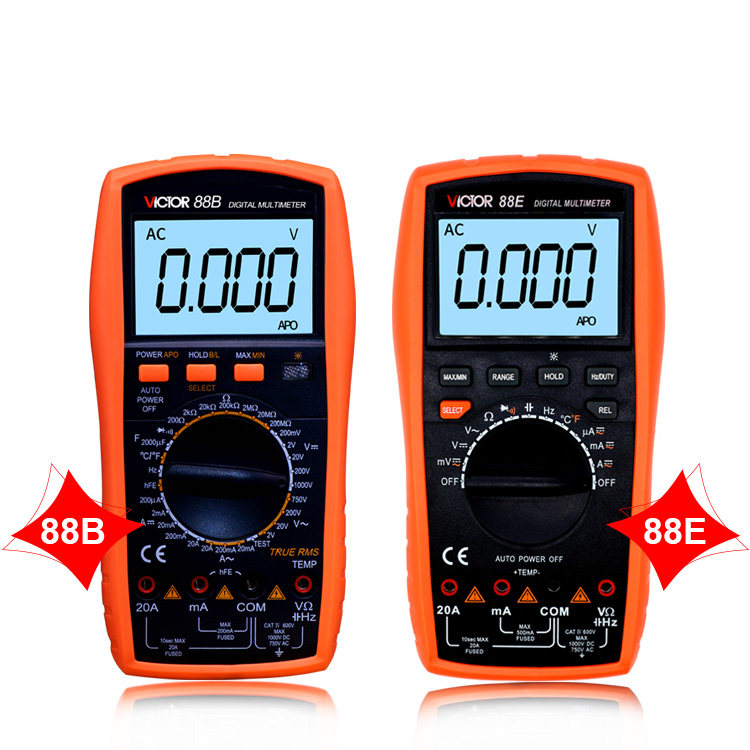 胜利vc88e高精度智能数字万用表 胜利驿生胜利万用表