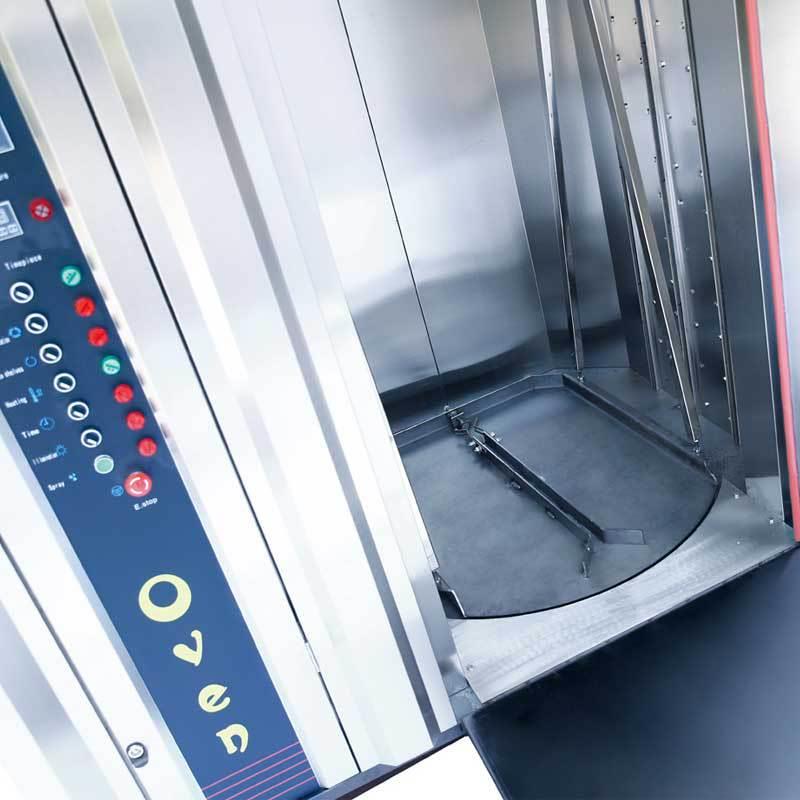 Large beef jerky Lieba oven multifunctional stainless steel pork breast oven 32/64 plate hot air rotating converter