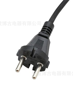 荷兰欧标VDE认证两圆插电动及