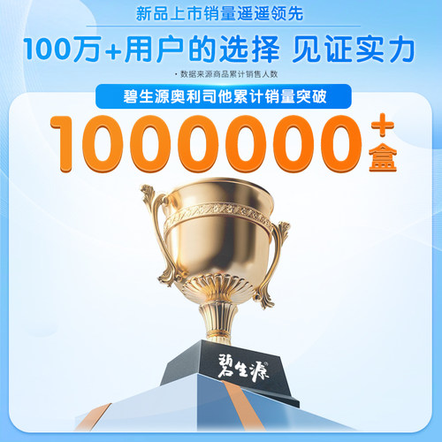 碧生源奥利司他胶囊减肥排油燃脂丸抗肥胖减脂减重正品官方旗舰店 - 图0