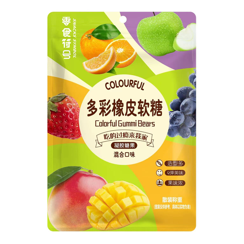 酸砂涂油水果软糖橡皮糖混合口味QQ果汁糖网红酸甜糖果儿童小零食,淘宝优惠券,粉丝福利购,淘宝优惠卷