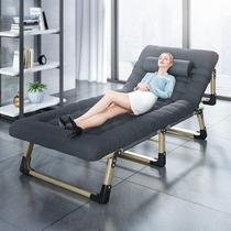 Lying Bed Fold Afternoon Superior Bed Thicken Plus Coarse High-end Small Bed Single Bed Single Bed Can Fold Midday Sleep Easy Chair