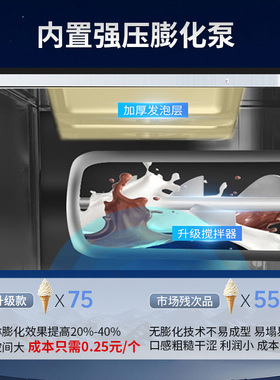 西堤岛全自动商用冰淇淋机