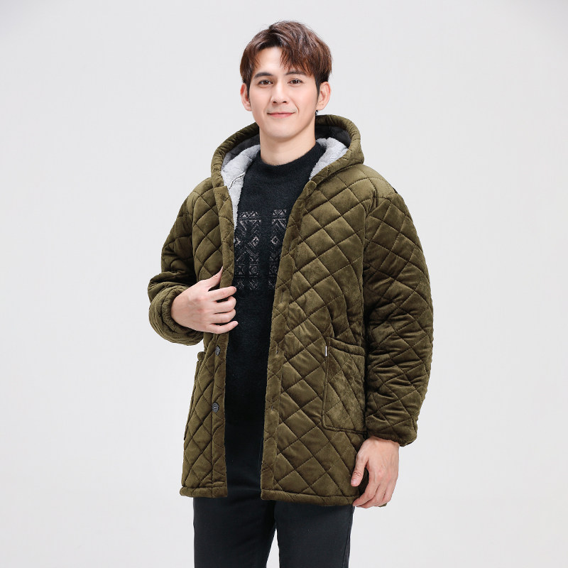 冬季加绒加厚保暖罩衣男女夹棉工作服纯色长袖棉衣外套围裙,淘宝优惠券,粉丝福利购,淘宝优惠卷