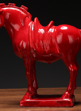 陶瓷招财中式客厅手工雕刻