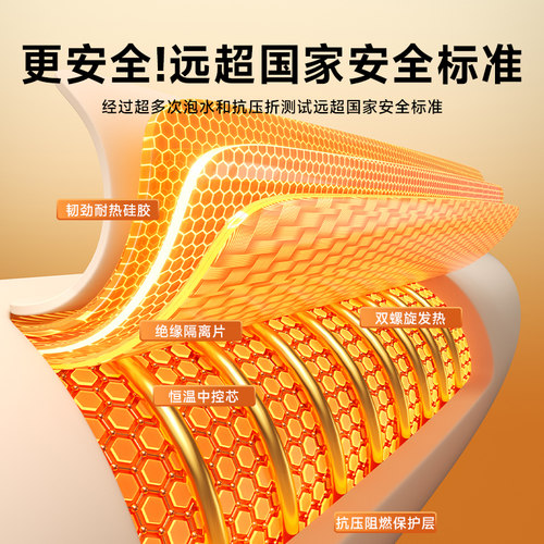电热毯单双人电褥子双控调温家用正品官方旗舰店2026新款学生宿舍 - 图2