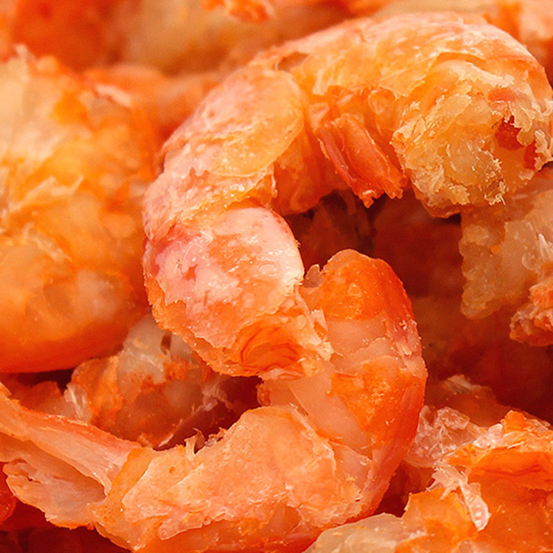 精品】大虾仁干大连金钩海米干货非特级零食开洋特产虾干即食官方