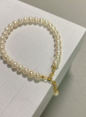 QIEMLIY小众设计感淡水珍珠手链