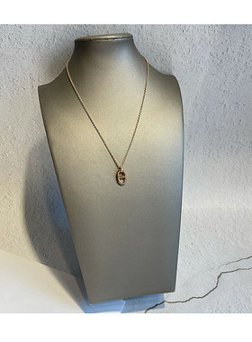 cd小众锁骨链猪鼻子项链2021复古韩版简约毛衣链小香风choker颈联