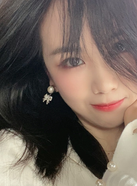 QIEMLIY仙女轻奢潮925银针耳钉