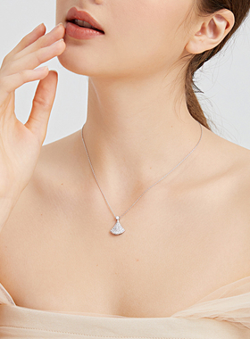 时尚项链小众满钻项链