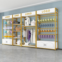 Lingerie Store Shelves Bra Underpants Mall SHOW RACK SOCKS BAG BAG DISPLAY CABINET CLOTHING STORE GOLDEN SHELVING
