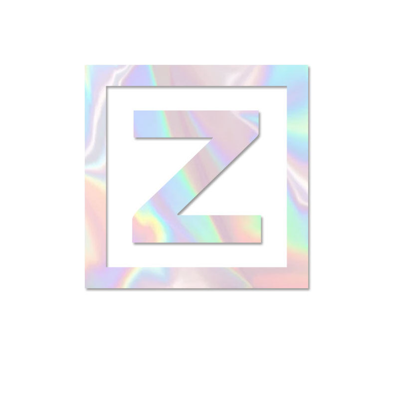 反光夜光Z字车贴俄罗斯Z标志战斗民族坦克V标志镭射发光汽车贴纸