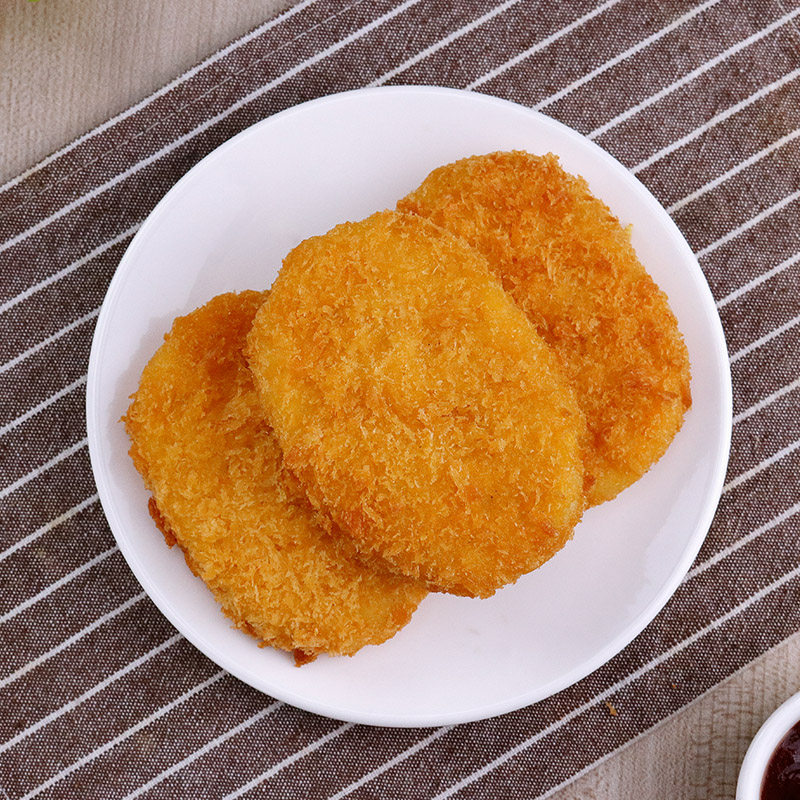 牛肉土豆饼600g/10个装 美味牛肉味薯饼可乐饼冷冻油炸小吃半成品