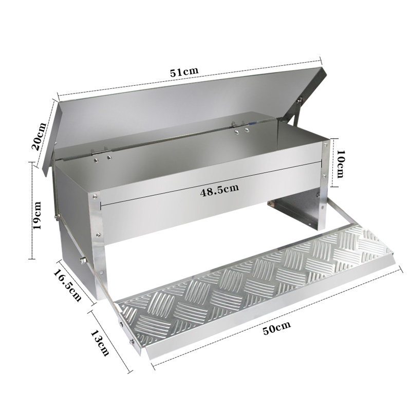 鸡食槽踏板式养鸡用品料槽防雨防鼠喂鸡神器自动喂鸡自动喂鸡工具,淘宝优惠券,粉丝福利购,淘宝优惠卷