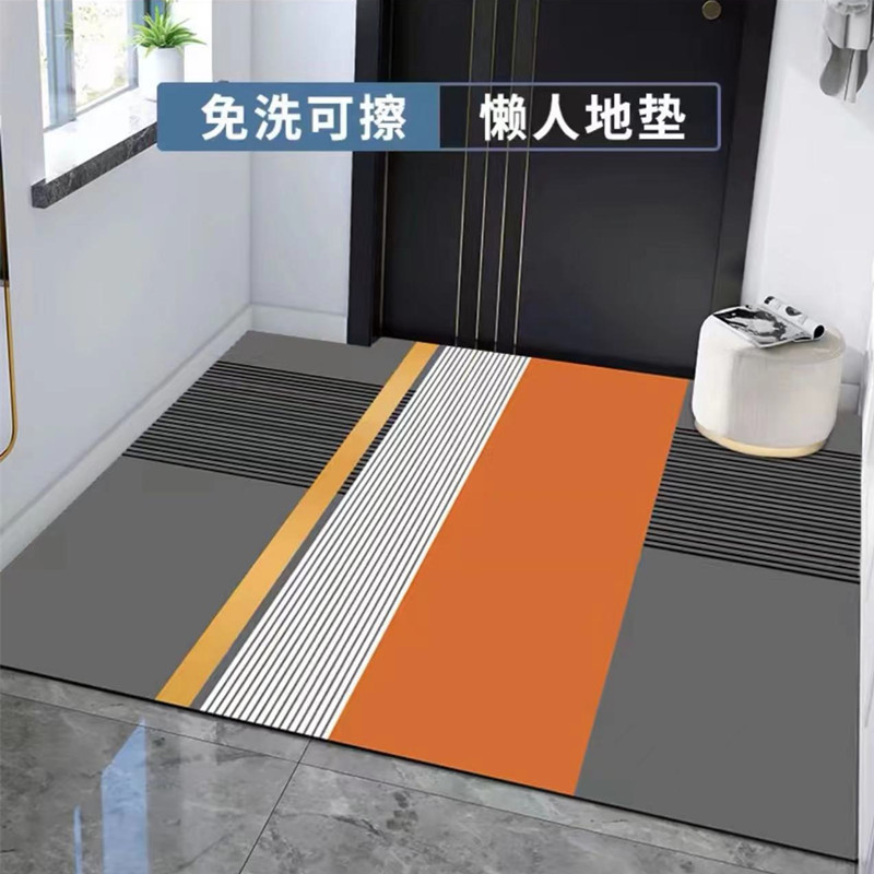 2026地垫入户门垫进门门口脚垫厨房免洗可擦家用玄关防滑垫子地毯 - 图0