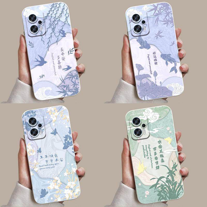 适用国风寓意小米Redmi红米Note12 Turbo手机壳中式防摔软套可爱,淘宝优惠券,粉丝福利购,淘宝优惠卷