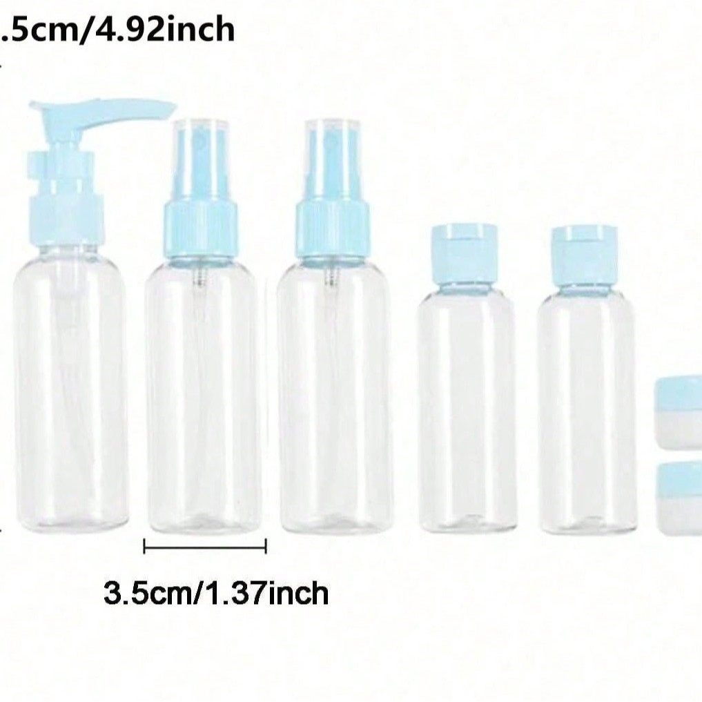 旅行化妆品分装瓶便携洗漱包套装按压式喷雾瓶乳液洗发水膏霜空瓶,淘宝优惠券,粉丝福利购,淘宝优惠卷