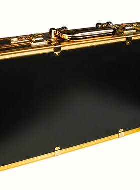 barber发型师美发工具箱油头推剪专用箱理发师剪刀收纳盒包密码箱