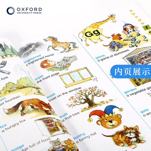 牛津幼儿图解词典 Oxford First Picture Dictionary 英语词典 英英词典 500+词汇  适合4岁以上 - 图2