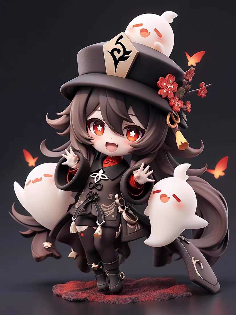 动漫游戏周边Q版胡桃小甘雨摆件手办送朋友男生生日礼物公仔雕像,淘宝优惠券,粉丝福利购,淘宝优惠卷