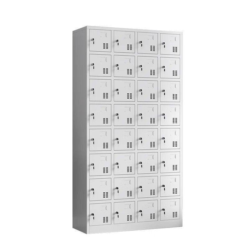 24门员工储物柜带锁32格碗柜工厂车间鞋柜多门手机柜铁皮更衣柜子,淘宝优惠券,粉丝福利购,淘宝优惠卷