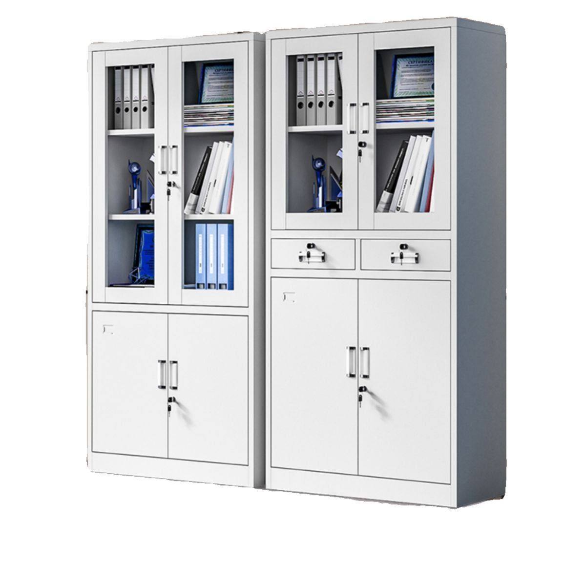 中二斗下节矮柜文件柜资料柜带锁档案柜铁皮柜子家用书柜加厚,淘宝优惠券,粉丝福利购,淘宝优惠卷