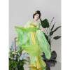 Spring and summer green Tang style chest-length undershirt original