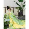Spring and summer green Tang style chest-length undershirt original