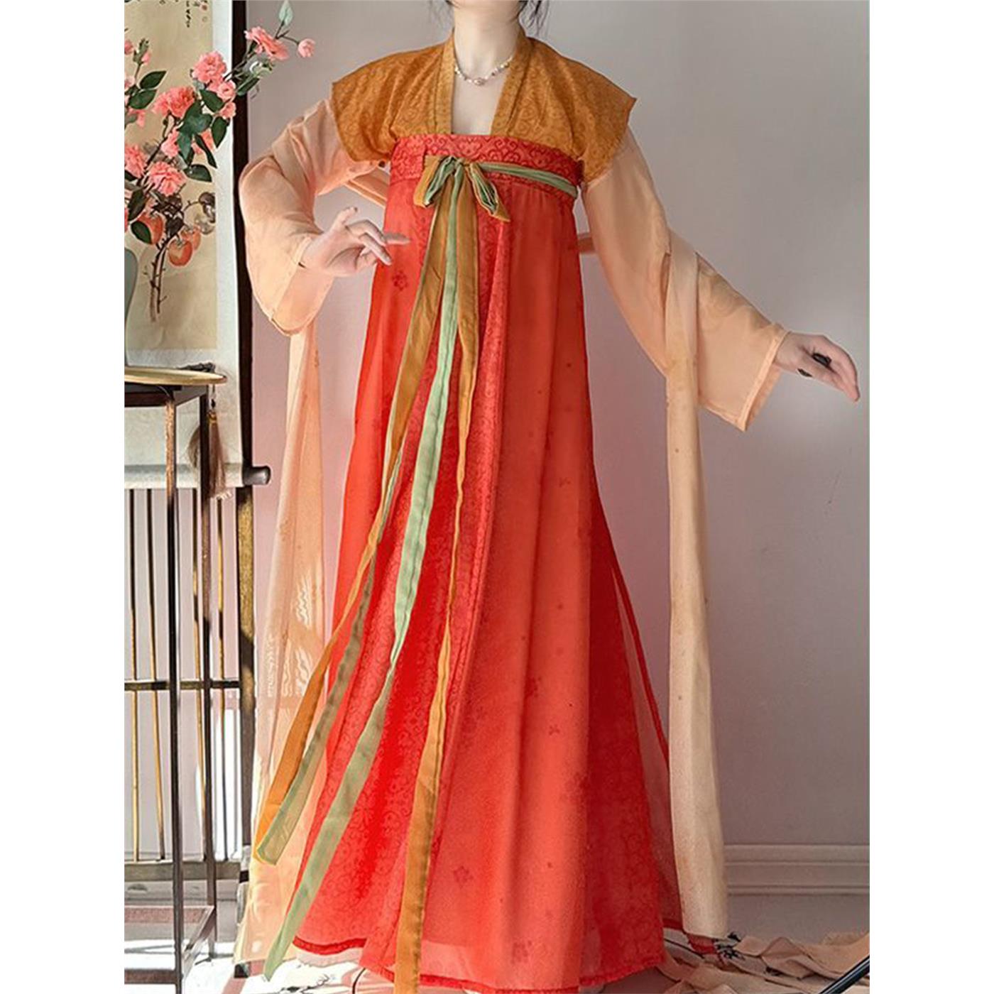 Restored Tang style Hanfu for women 2026 new style