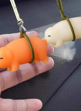 烤鹅包挂饰汽车手机创意钥匙扣
