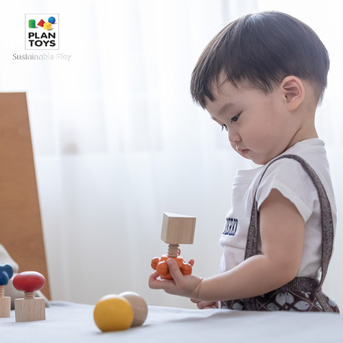 plantoys儿童拧螺丝组装玩具益智木制宝宝动手玩具礼物5455 - 图2