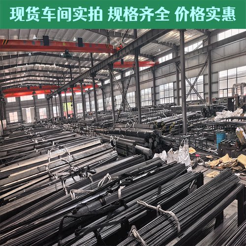 厂家现货批发q235冷拉圆钢45钢光圆实心冷拔铁棒圆棒零切非标定制 - 图0
