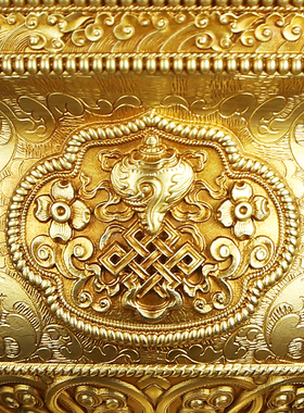 慧宝黄铜供水杯佛堂桌面摆件