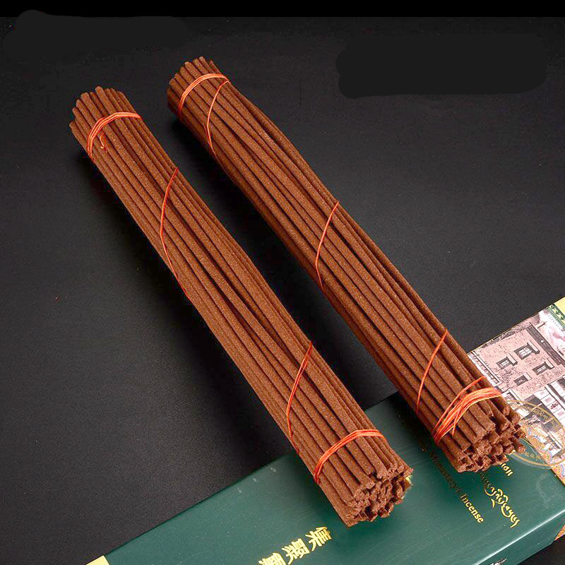 西行人 敏珠林集聚熏香藏香佛堂供佛香四级100支装室内净化空气 - 图1