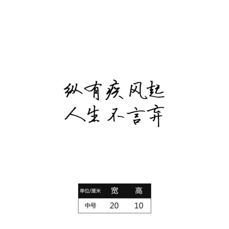 格言貼紙 新人首單立減十元 21年7月 淘寶海外