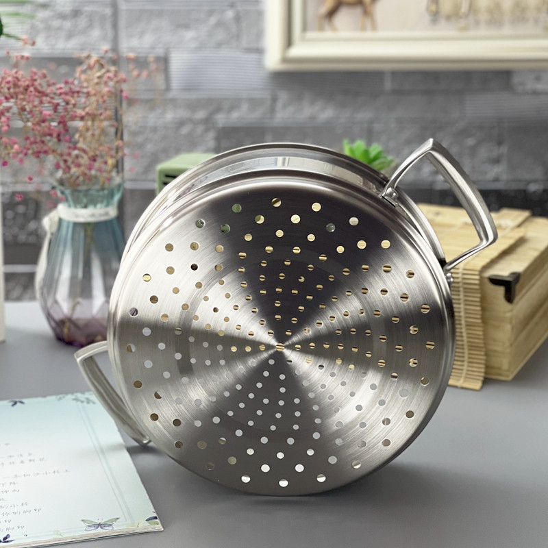 加厚加高加深防烫把手双耳食品级304不锈钢蒸笼蒸格架片包子馒头,淘宝优惠券,粉丝福利购,淘宝优惠卷