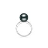 LynnHaven heart diamond and pearl ring