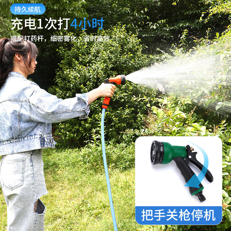 锂电池充电抽水泵大功率浇菜神器灌溉家用农村户外浇地浇菜浇水机_虎窝淘