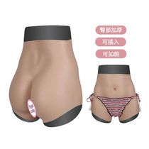 Seven generations of Feng hip Feng Hip Trousers PANTS CHANGE FIT Milk Briefs Silicone Fake breasts can be inserted into the Pseudo-Pussy COS