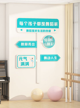 文化墙贴画室美术培训班级布置