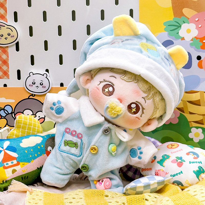 20cm娃衣小熊睡衣现货棉花娃娃衣服10cm公仔换装衣服正版原创可爱,淘宝优惠券,粉丝福利购,淘宝优惠卷