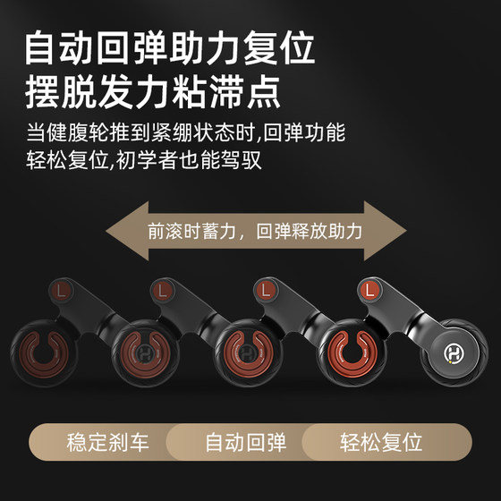 Automatic rebound abdominal wheel orange theory