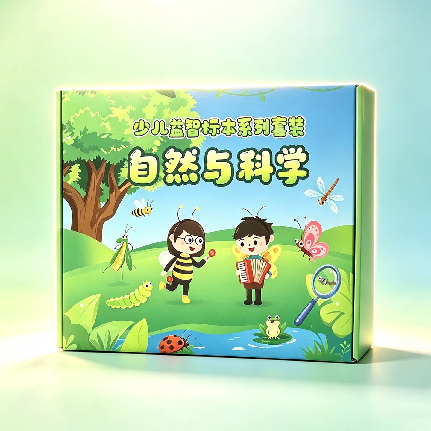 全鹿真实昆虫标本制作工具甲虫动物蝎子原虫琥珀千千谷儿童玩具
