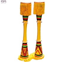 Guangxi Yao Clan Long Drum Dance Props Drum Adult Students Performances Drum Crafts Drumbeat Drummer drummer and drummer drum