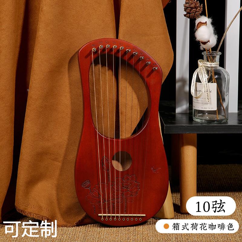 新莱雅琴小型19音小竖琴迷你箜篌16音lyre初学10音里拉琴乐器 - 图2