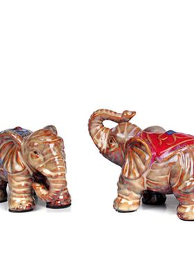 直供陶瓷工艺品摆件餐桌客厅装饰桌面动物储蓄罐小摆件定制