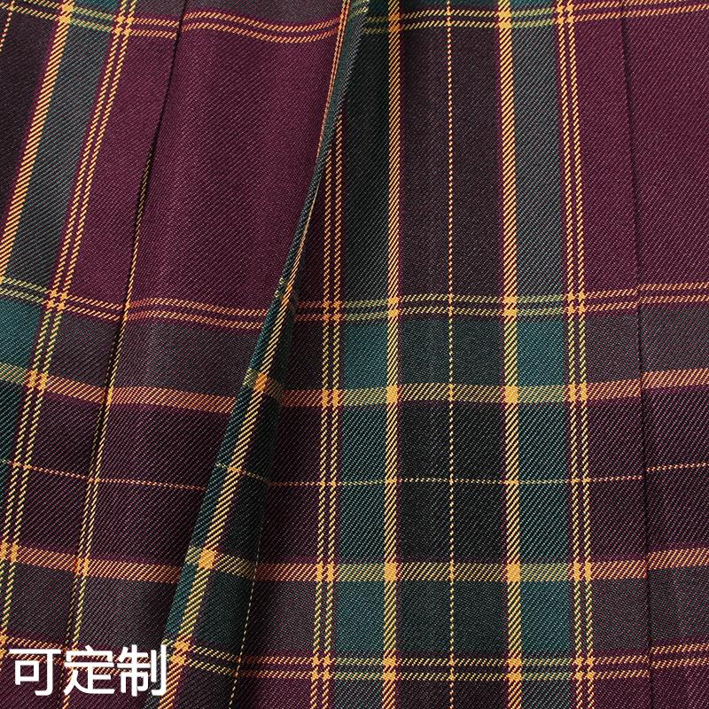 日系高腰格子【山&楂树】格裙JK制服裙半身裙百褶裙百折裙校服-图2