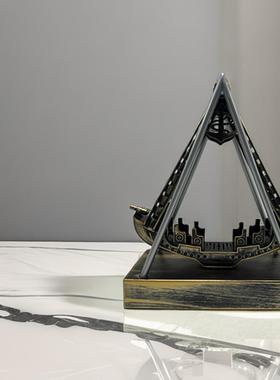 海盗船永动仪 天体摇摆器创意混沌家装客厅办公桌摆件新年礼物
